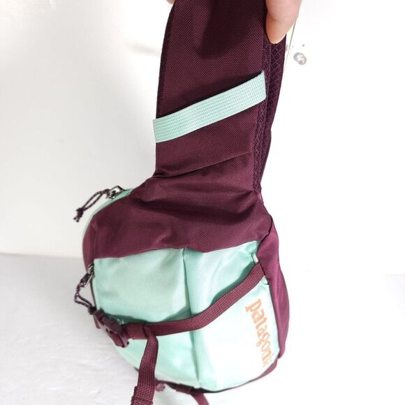 Patagonia Atom 8L Purpl Blue Hiking Sling Shoulder Snap Crossbody Backpack Bag - Picture 4 of 12
